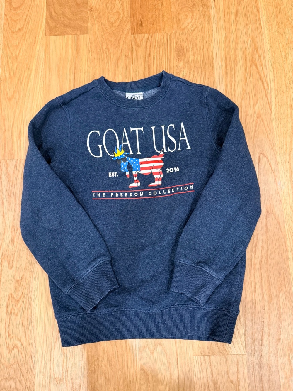 GOAT USA crew neck freedom sweatshirt